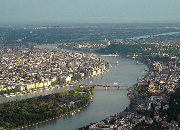 Budapest panoráma sétarepülés útvonal – 20 perc